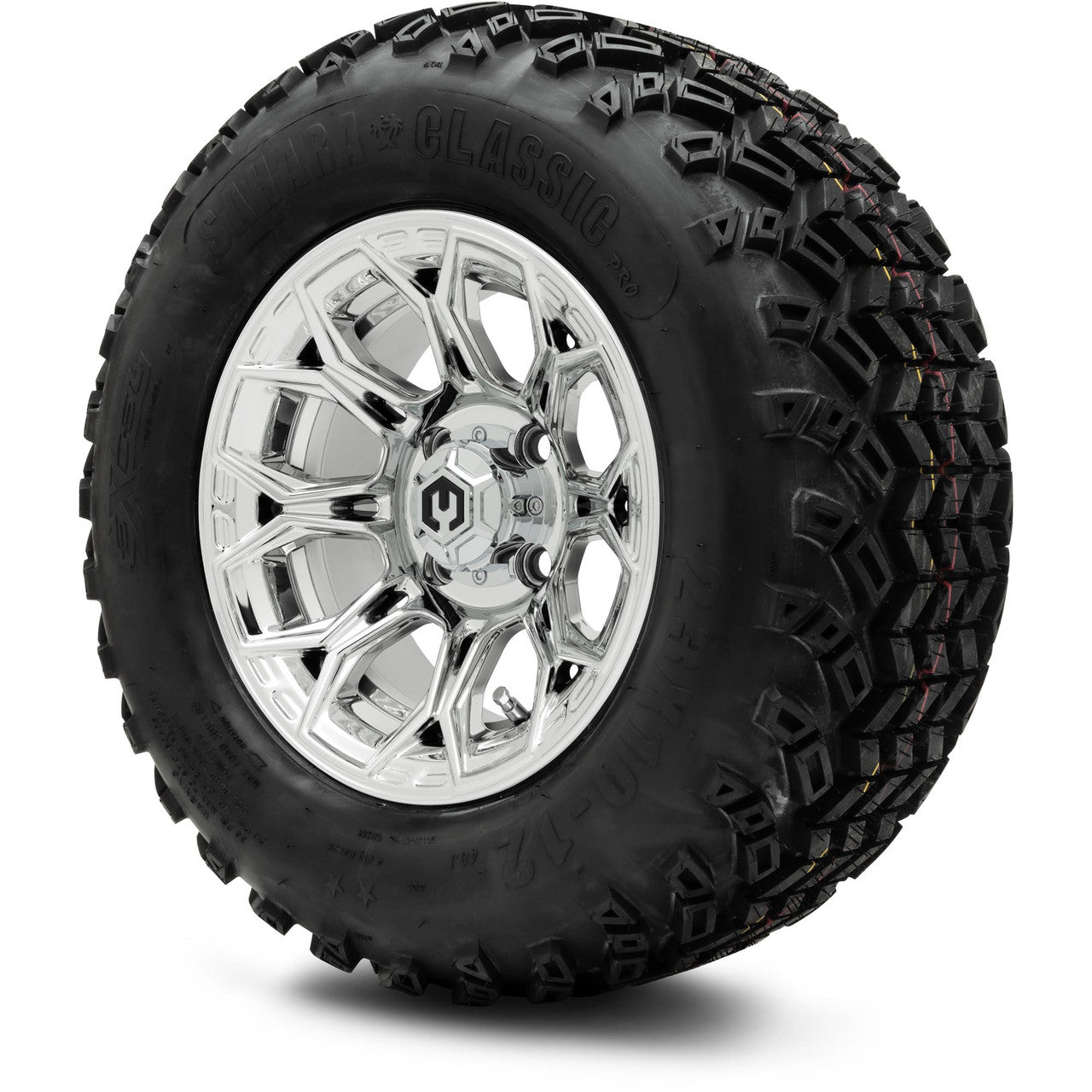 MODZ® 12" Halo Chrome Wheels & Off-Road Tires Combo