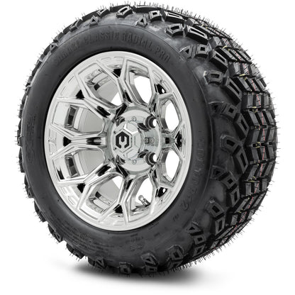 MODZ® 12" Halo Chrome Wheels & Off-Road Tires Combo