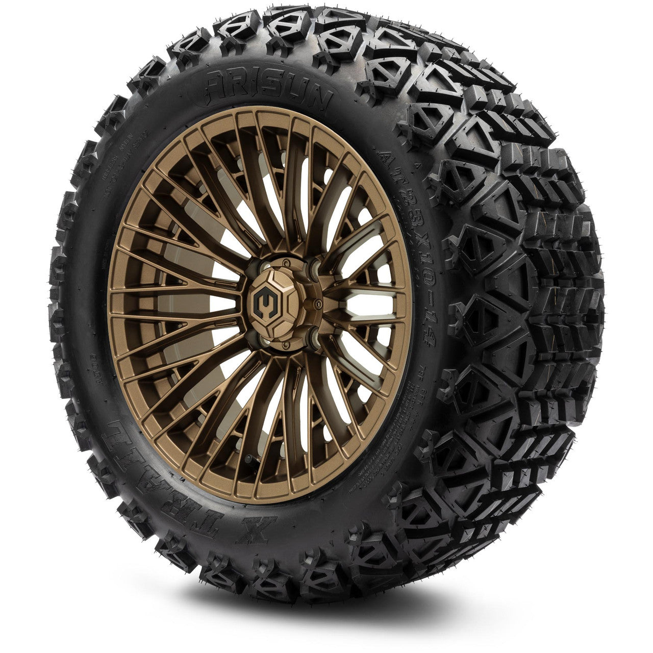 MODZ® 14" Reaper Bronze Wheels & Off-Road Tires Combo
