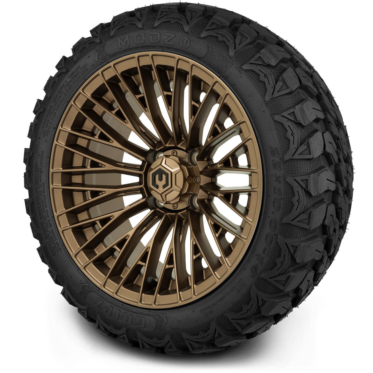MODZ® 14" Reaper Bronze Wheels & Off-Road Tires Combo