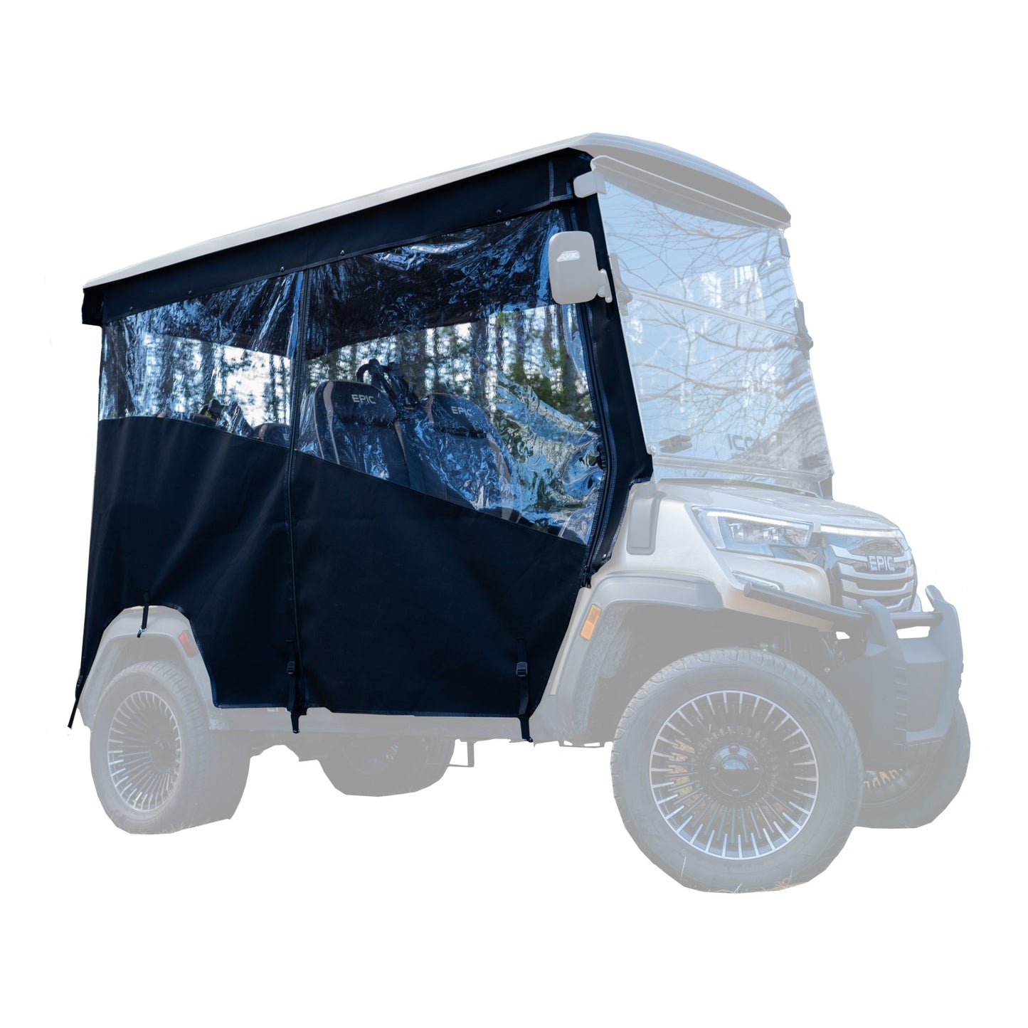 RedDot ICON Epic E40FX 4-Forward Seating w/OEM Top 3-Sided Track Style Black Enclosure