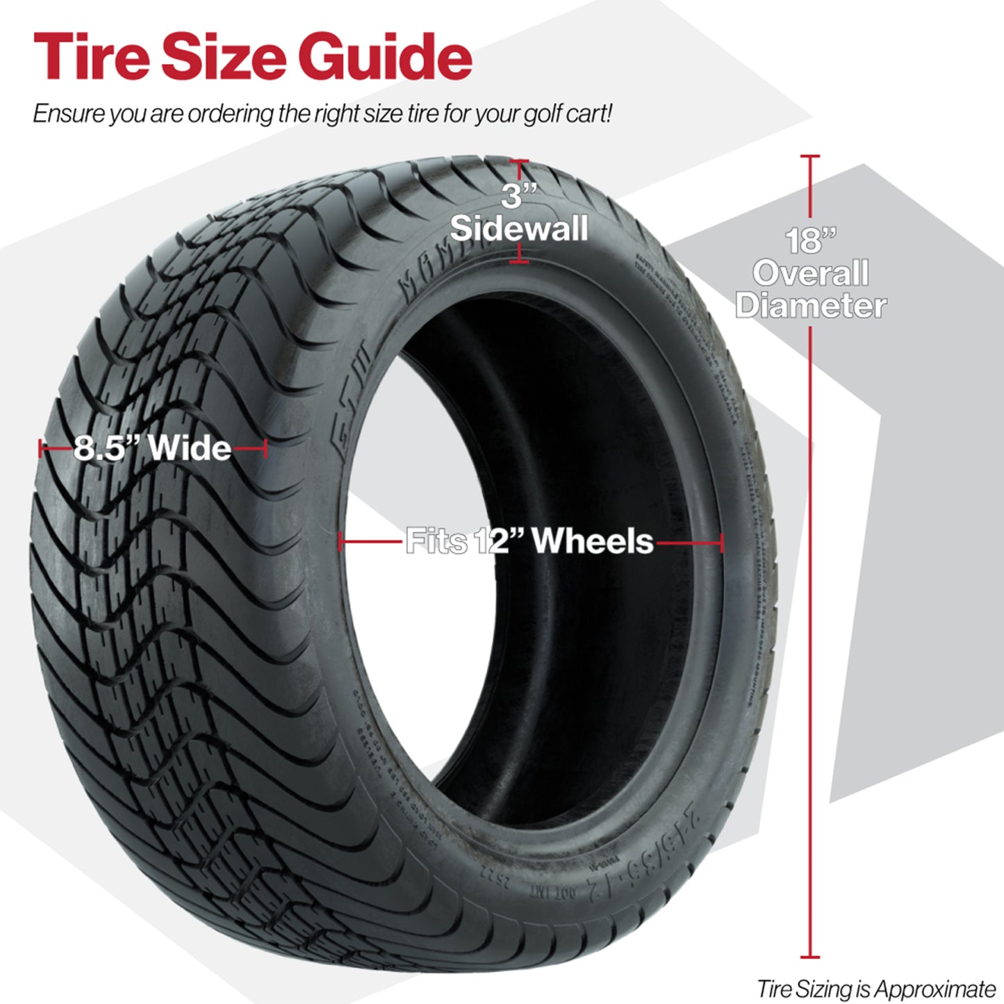 GTW Godfather Black 12 in Wheels with 215/35-12 Mamba Street Tires – Full Set