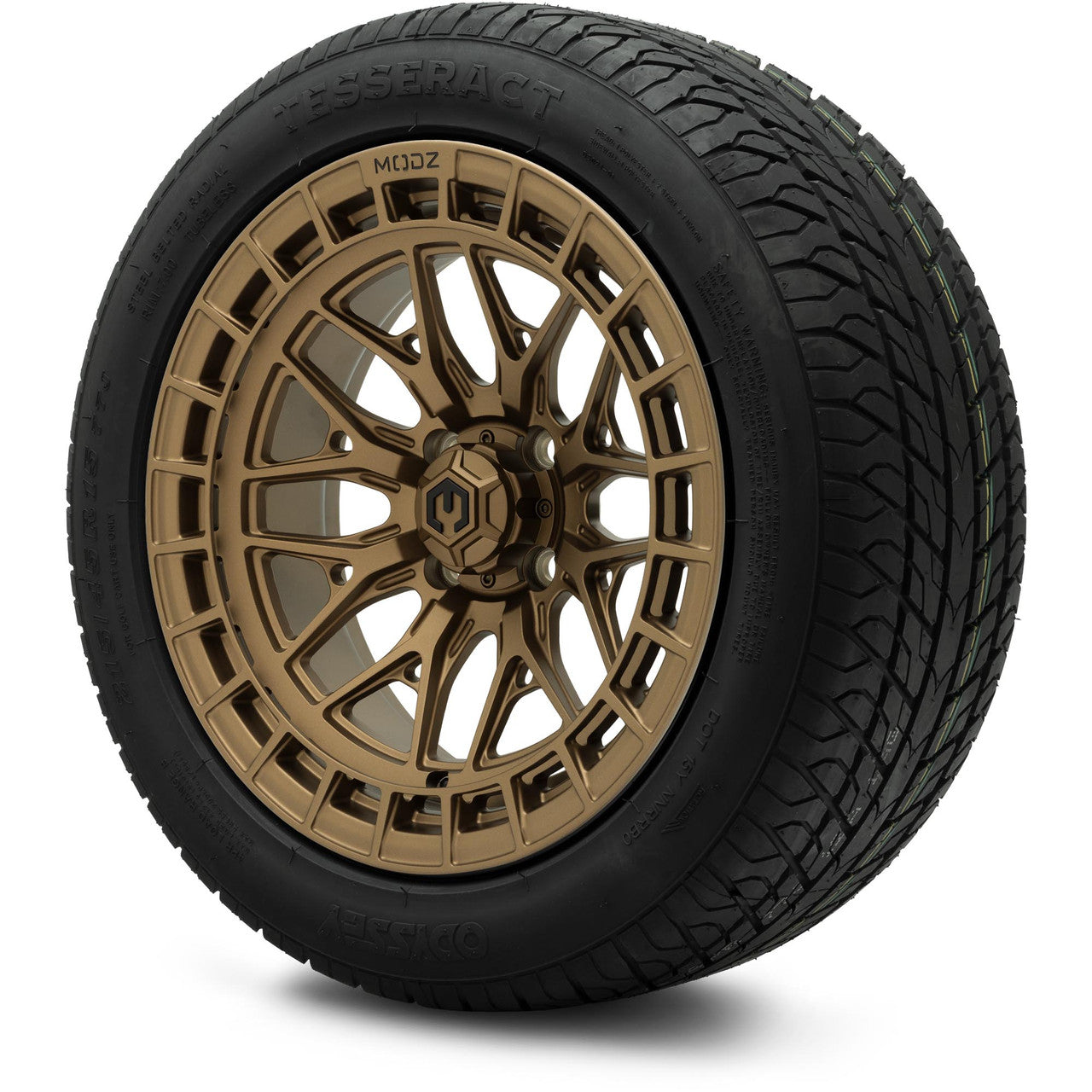 MODZ® 15" Torrent Matte Bronze Wheels & Street Tires Combo