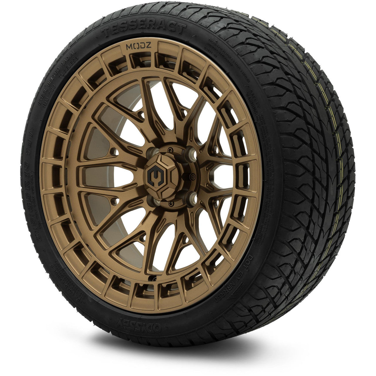 MODZ® 15" Torrent Matte Bronze Wheels & Street Tires Combo