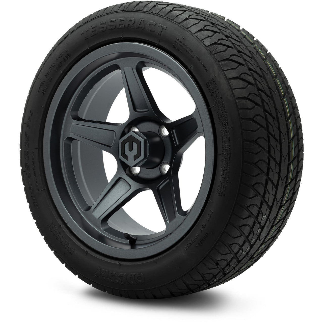 MODZ® 15" Drift Gunmetal Wheels & Street Tires Combo