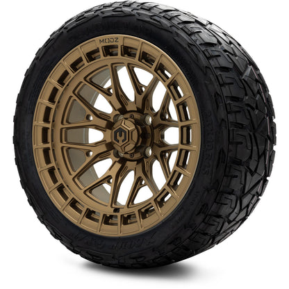 MODZ® 15" Torrent Matte Bronze Wheels & Off-Road Tires Combo