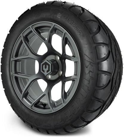 MODZ® 14" Renegade Gunmetal Wheels & Street Tires Combo