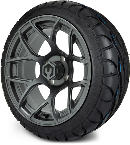 MODZ® 14" Renegade Gunmetal Wheels & Street Tires Combo