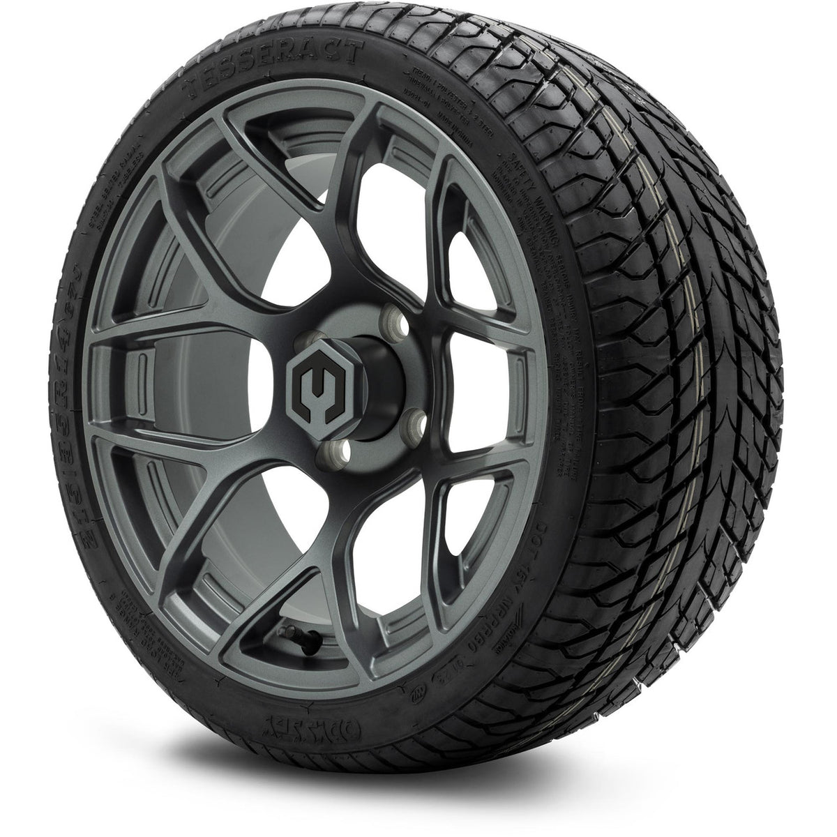 MODZ® 14" Renegade Gunmetal Wheels & Street Tires Combo