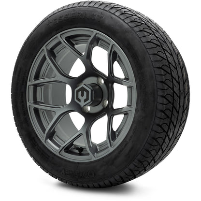 MODZ® 14" Renegade Gunmetal Wheels & Street Tires Combo