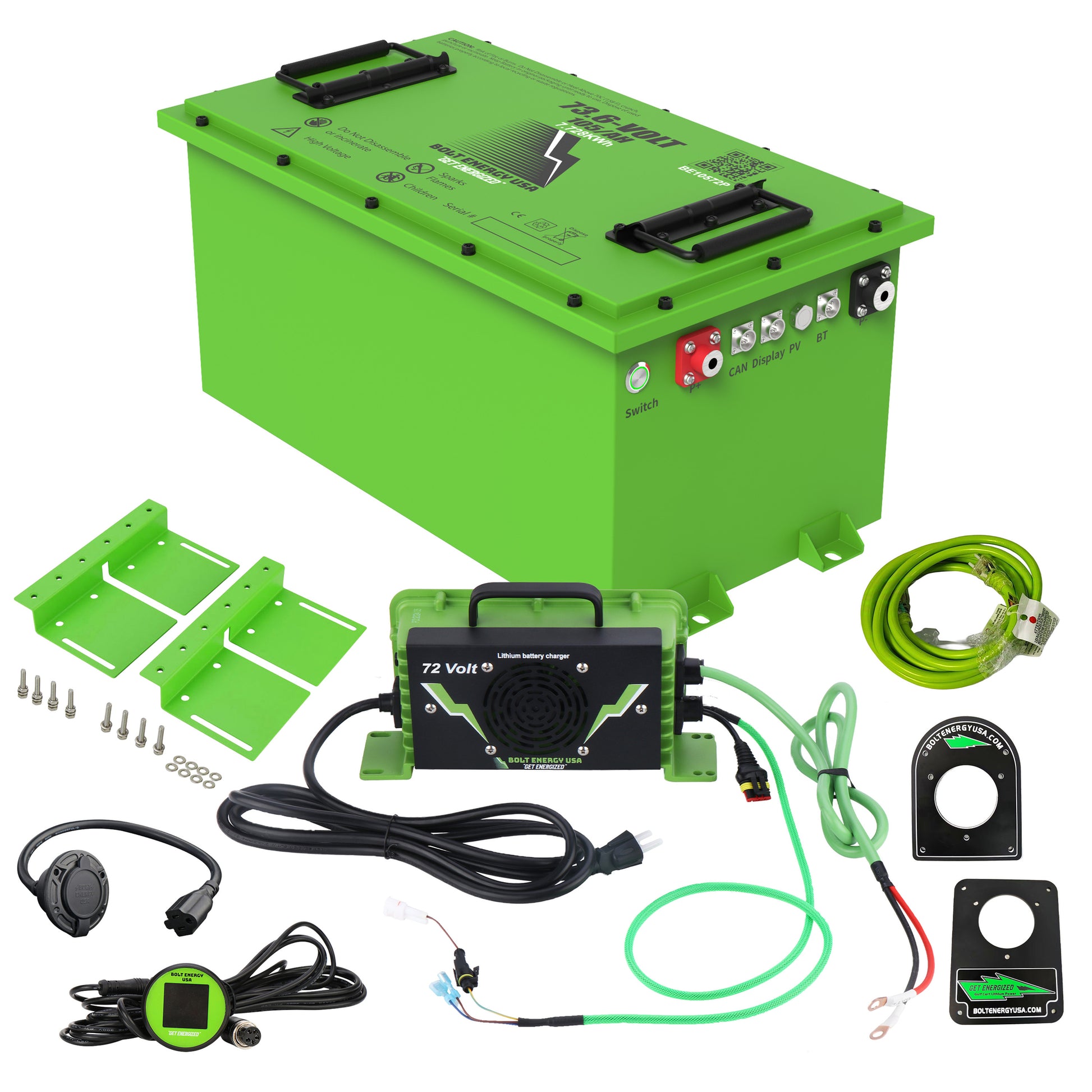 Bolt Energy Gorilla EV 74V 105AH Heated Standard Battery Kit