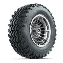 GTW® Boost Chrome 12 in Wheels with 23X10.00-12 Rogue All-Terrain Tires - Full Set