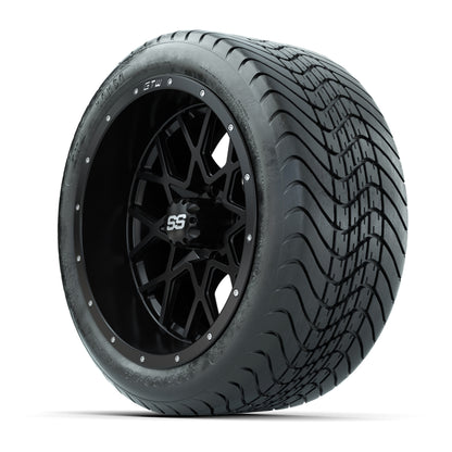 Set of (4) 14 in GTW Vortex Wheels with 225/30-14 Mamba Street Tires