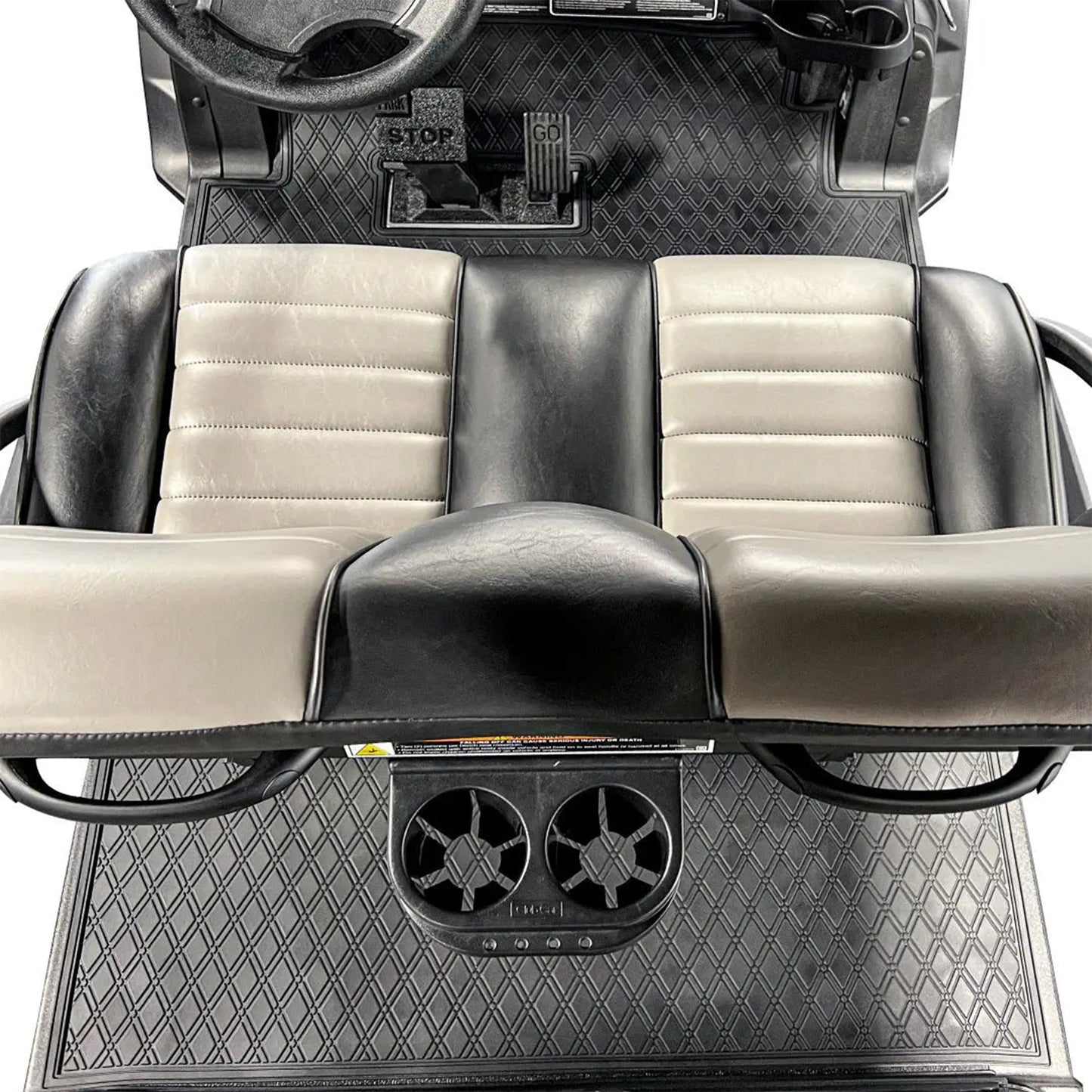 Xtreme Floor Mats for Club Car Onward - All Black Set