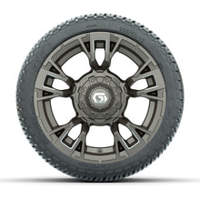 GTW® Vandal Bronze/Machined 12 in Wheels with 205/30-12 Fusion Street Tires – Full Set