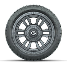 GTW® Shogun Gunmetal 12 in Wheels with 215/35-12 Mamba Street Tires - Full Set