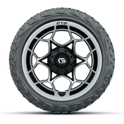 GTW Nexus Gloss Black 14 in Wheels with 23x10.00-R14 Maverick All-Terrain Tires – Full Set