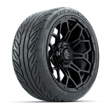 GTW Bravo Matte Black 15 in Wheels with 215/40-R15 Fusion GTR Steel Belt Radial Street Tires – Full Set