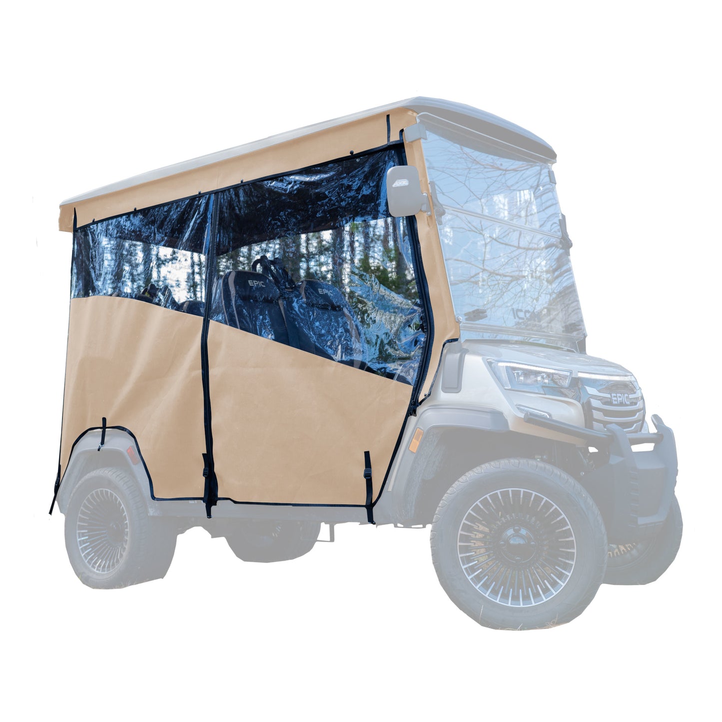 RedDot ICON Epic E40FX 4-Forward Seating w/OEM Top 3-Sided Track Style Linen Enclosure