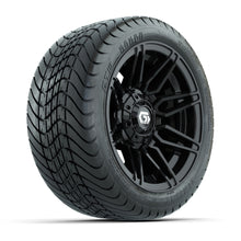 GTW® Stealth Gloss Black 12 in Wheels with 215/35-12 Mamba Street Tires – Full Set