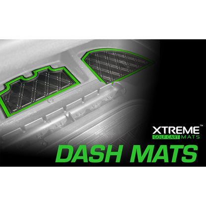 Xtreme Dash Mats for Club Car Precedent & Onward - Black/Blue