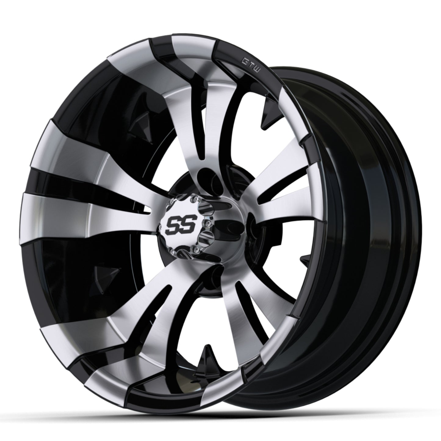 14″ GTW® Vampire Black with Machined Accents Wheel