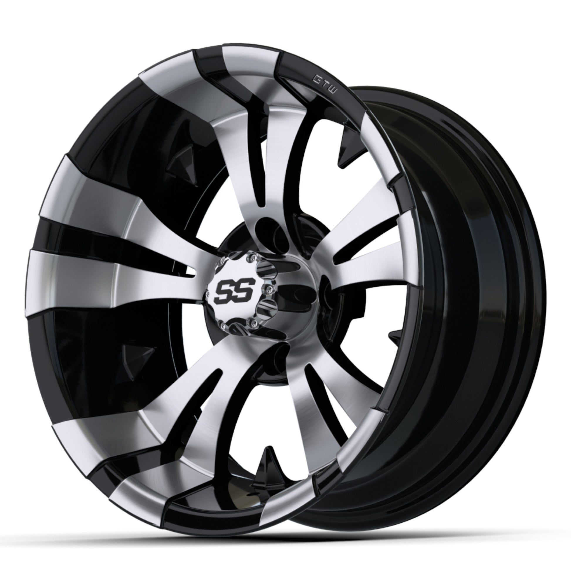 14″ GTW® Vampire Black with Machined Accents Wheel