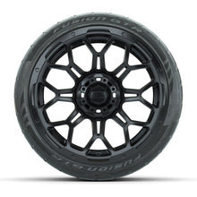GTW Bravo Matte Black 15 in Wheels with 215/40-R15 Fusion GTR Steel Belt Radial Street Tires – Full Set