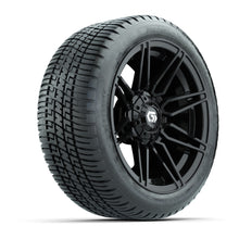 GTW® Stealth Gloss Black 14 in Wheels with 205/30-14 Fusion Street Tires – Full Set