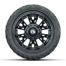 GTW Stellar Black 12 in Wheels with 215/40-R12 Maverick Low-Profile All-Terrain Tires - Full Set
