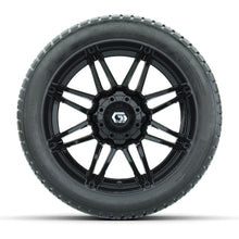 GTW® Stealth Gloss Black 14 in Wheels with 205/30-14 Fusion Street Tires – Full Set
