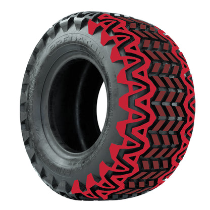 GTW Specter Chrome Wheels with 23in Predator A-T Tires - 14 Inch