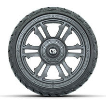 GTW Shogun Gloss Gunmetal 14 in Wheels with 205/35-R14 Maverick Low-Profile All-Terrain Tires – Full Set