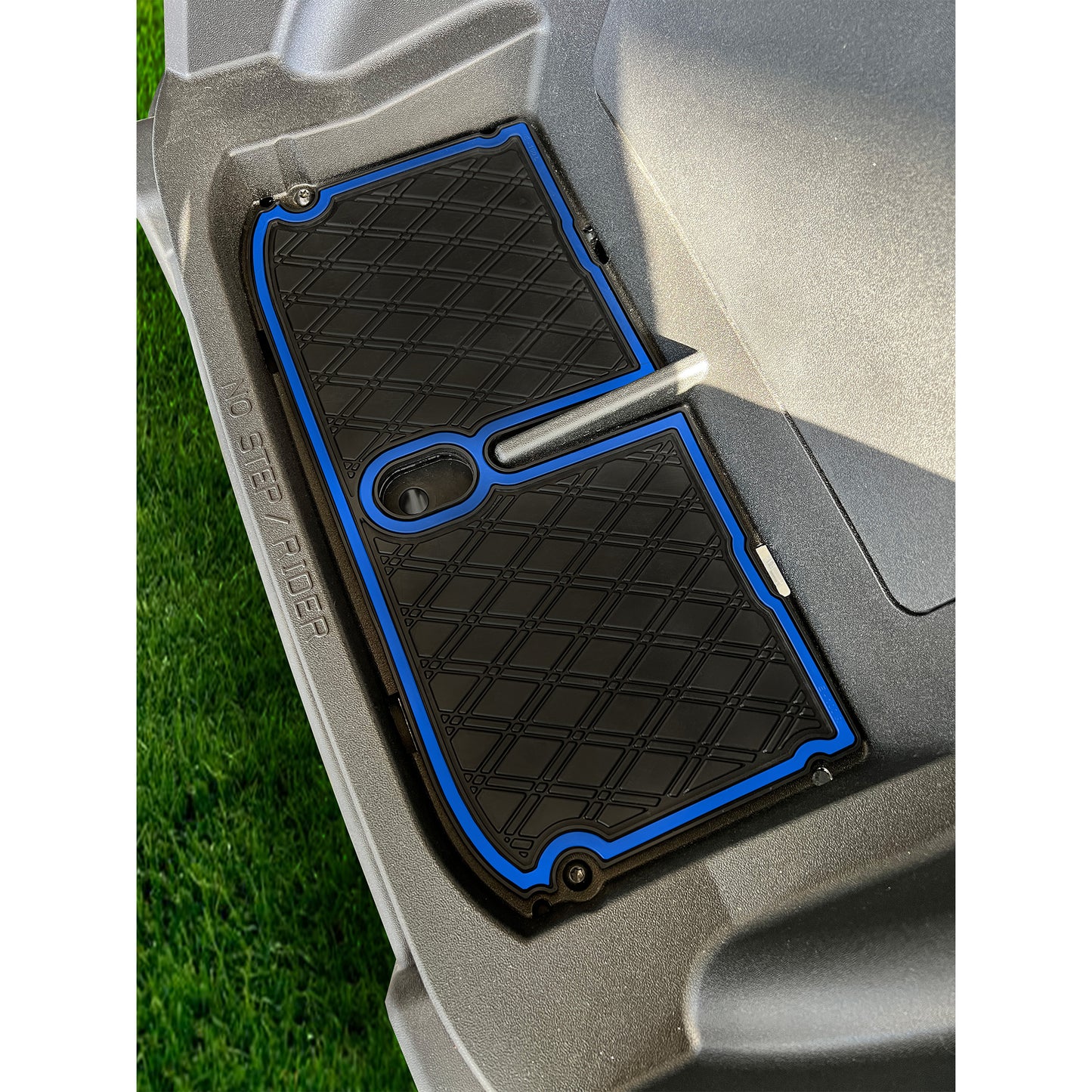 Xtreme Bag Well Mats for EZGO RXV Bag Well Mats - Black/Blue