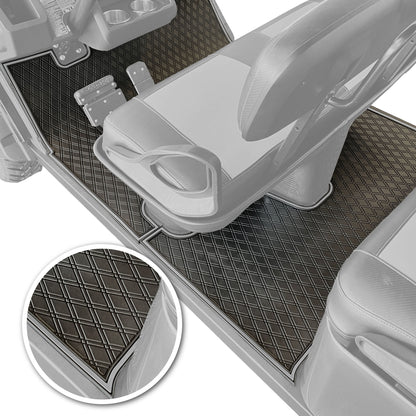 Xtreme Floor Mats for EZGO L6 - Black/Gray Set