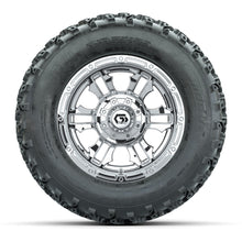 GTW® Shogun Chrome 12 in Wheels with 23X10.00-12 Rogue All-Terrain Tires – Full Set