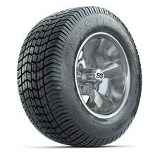 GTW® Godfather Chrome 12 in Wheels with 255/50-12 Excel Classic Street Tires – Full Set