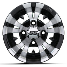 10″ GTW® Vampire Black with Machined Accents Wheel
