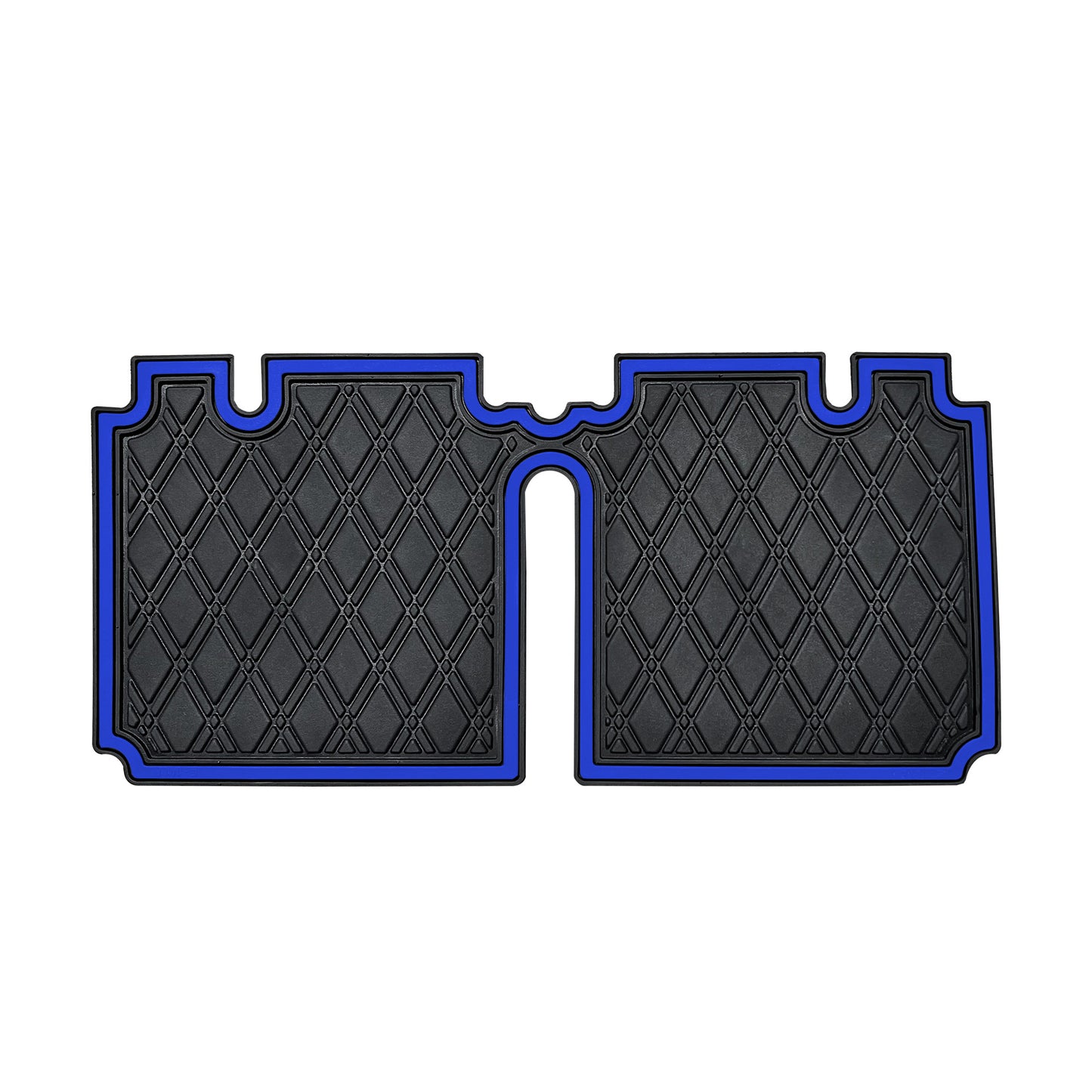 Xtreme Bag Well Mats for EZGO TXT - Black/Blue