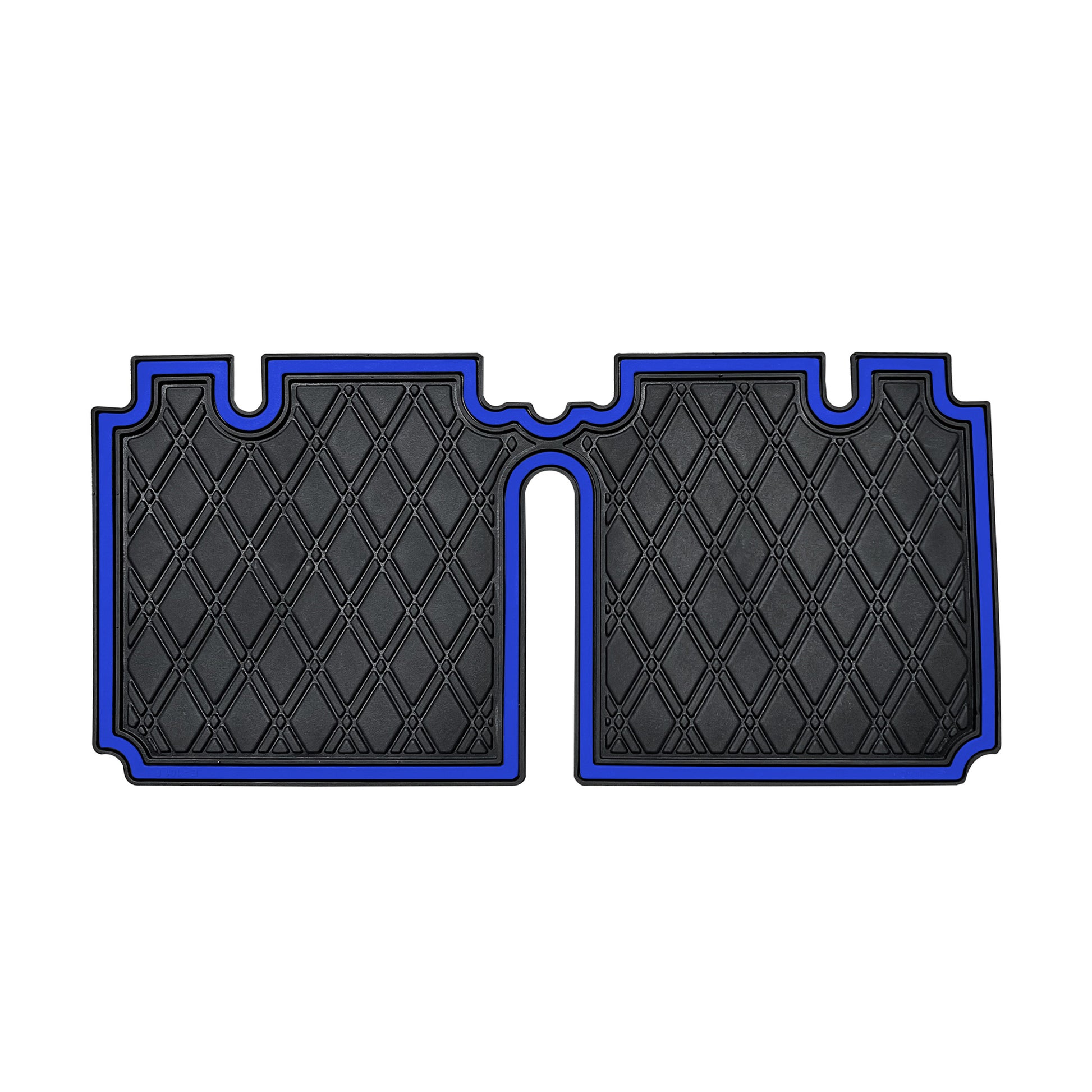 Xtreme Bag Well Mats for EZGO TXT - Black/Blue