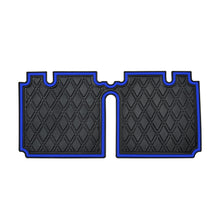 Xtreme Bag Well Mats for EZGO TXT - Black/Blue