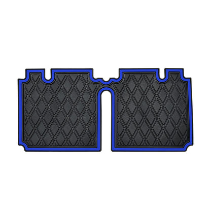 Xtreme Bag Well Mats for EZGO TXT - Black/Blue