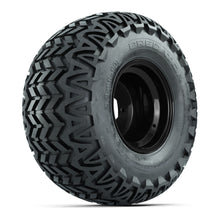 Set of (4) 10 in Matte Black Steel Offset Wheels with 22x11-10 Predator All Terrain Street Tires