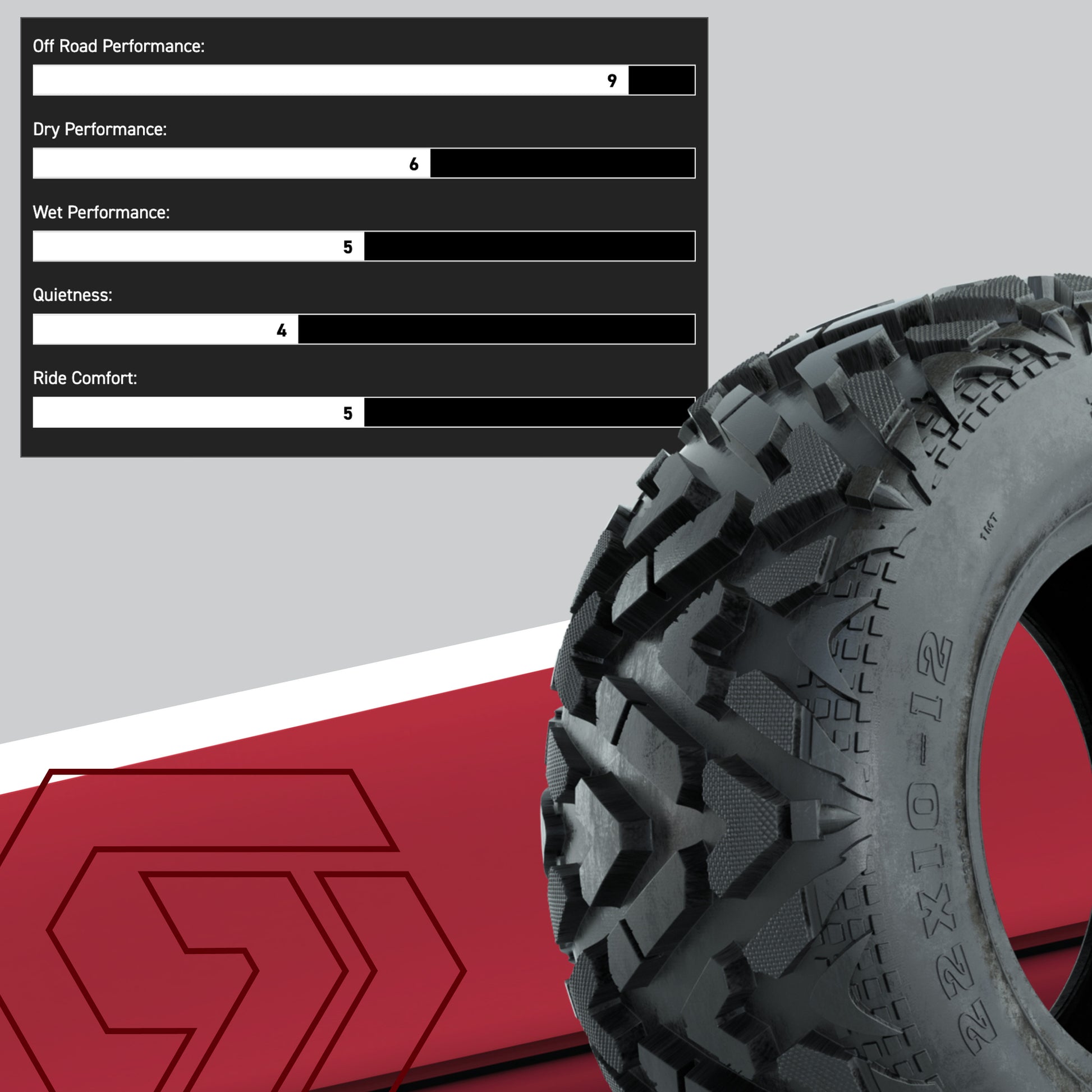 GTW Vortex Matte Gray/Machined 14 in Wheels with 25x10-14 Barrage Mud Tires – Full Set