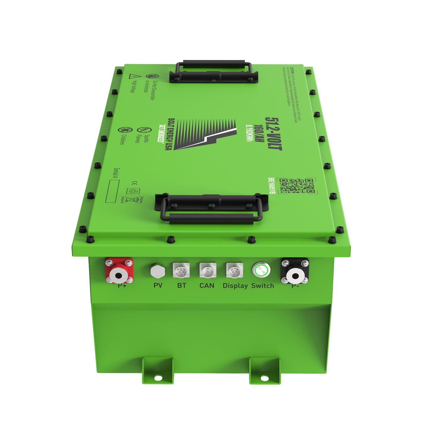 Bolt Energy 51V 160AH Heated Standard Accessory Battery Kit