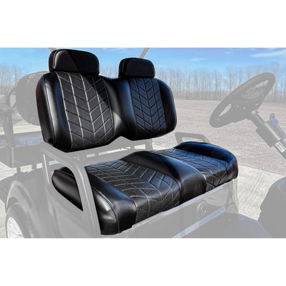 MadJax Aviator Yamaha Drive/Drive2 & ICON Black Front Seat Cushions