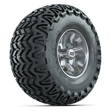 GTW Godfather Chrome 10 in Wheels with 22x11-10 Predator All-Terrain Tires – Full Set