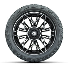 GTW Stellar Black/Machined 15 in Wheels with 23x10.00-R15 Maverick All-Terrain Tires – Full Set