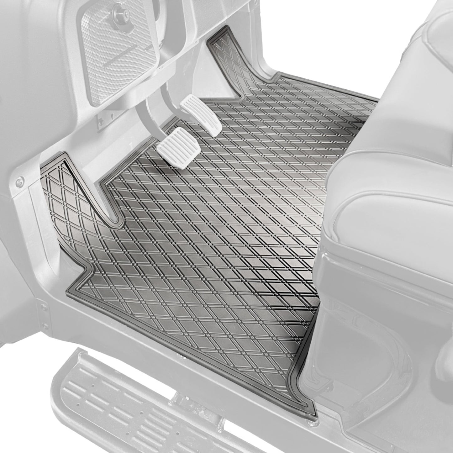 Xtreme Floor Mats for Denago Rover 4F - All Black 2 Piece Set