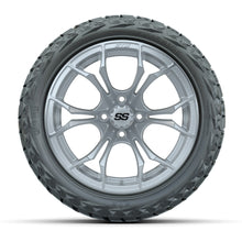 GTW Spyder Silver/Machined 15 in Wheels with 23x10.00-R15 Maverick All-Terrain Tires – Full Set